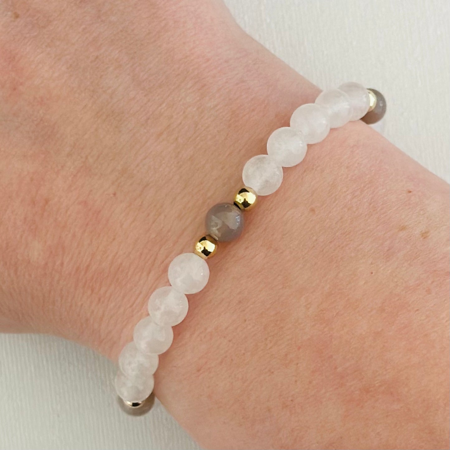 'Double Take' Bracelet - White