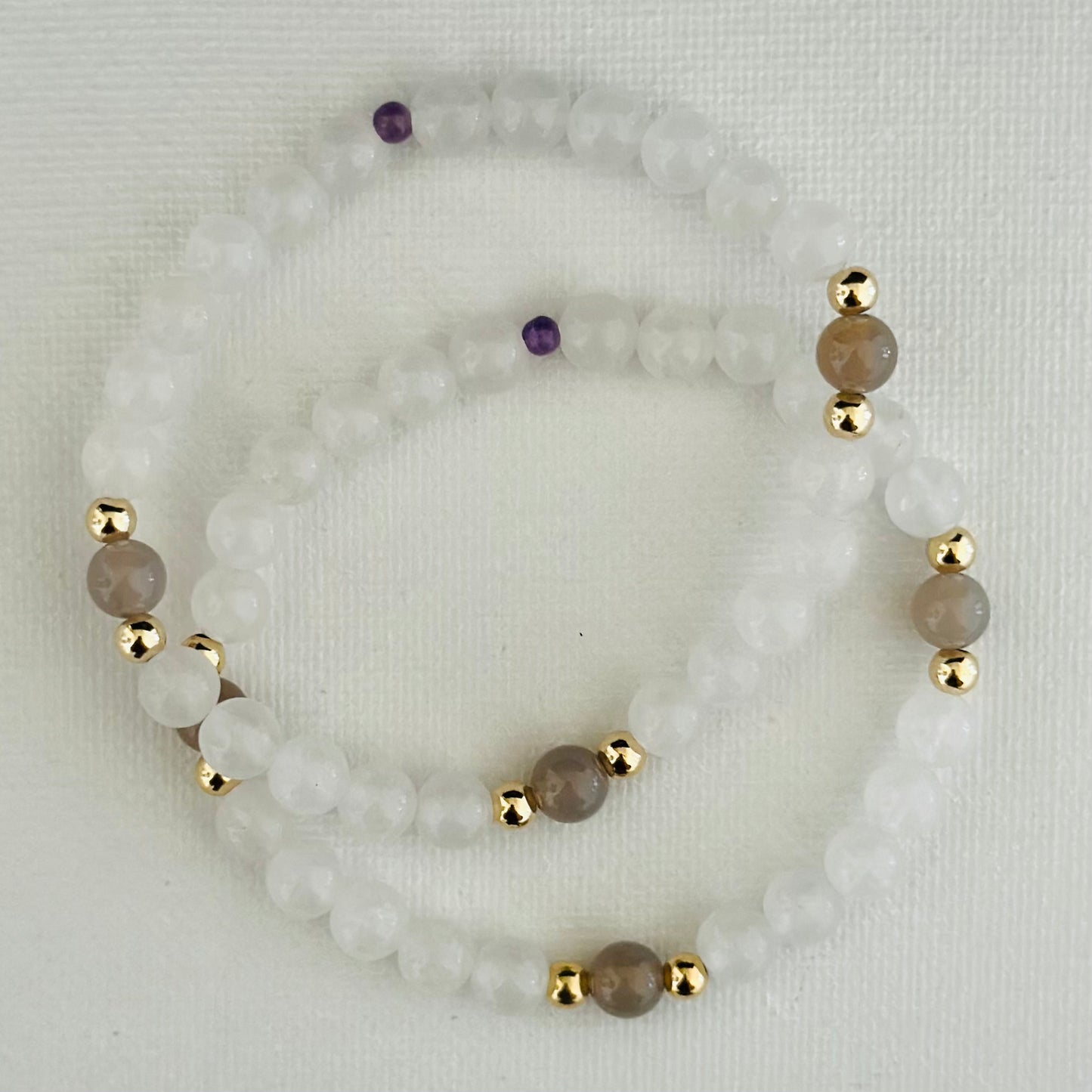 'Double Take' Bracelet - White